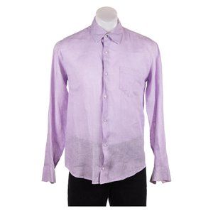Brevetti Button Down Shirt MED Purple